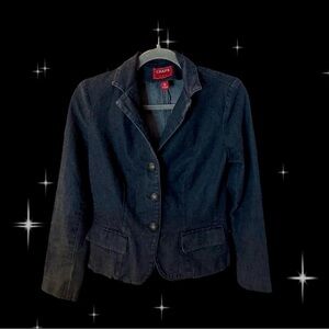 Chaps Women's Dark Gray Blazer